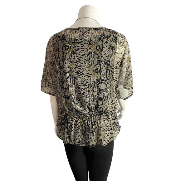 Gloria Vanderbilt Women's VAL Dolman Sleeve Blouse multicolor Sz S - Picture 4 of 8